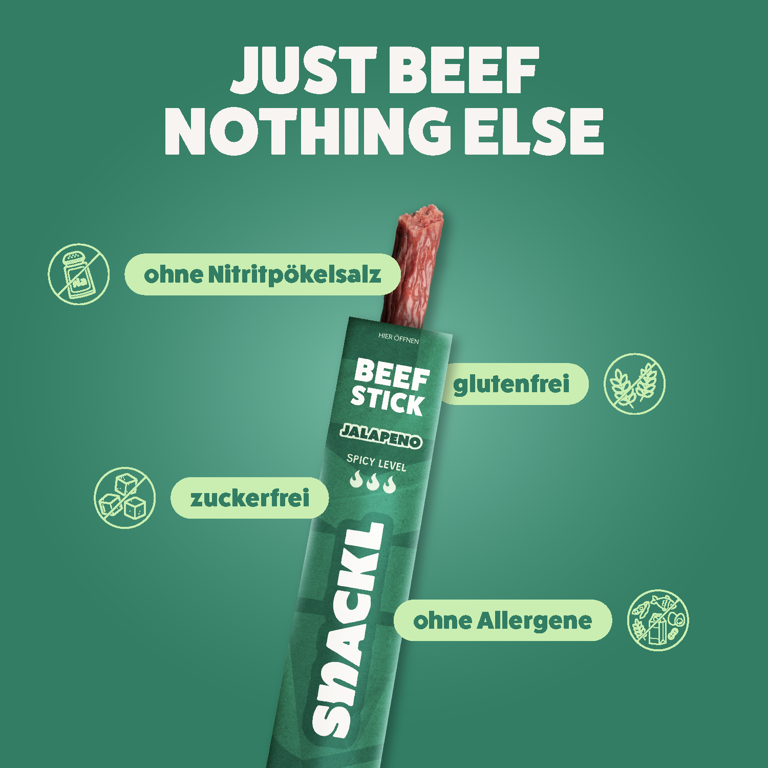 Jalapeño Beef Sticks