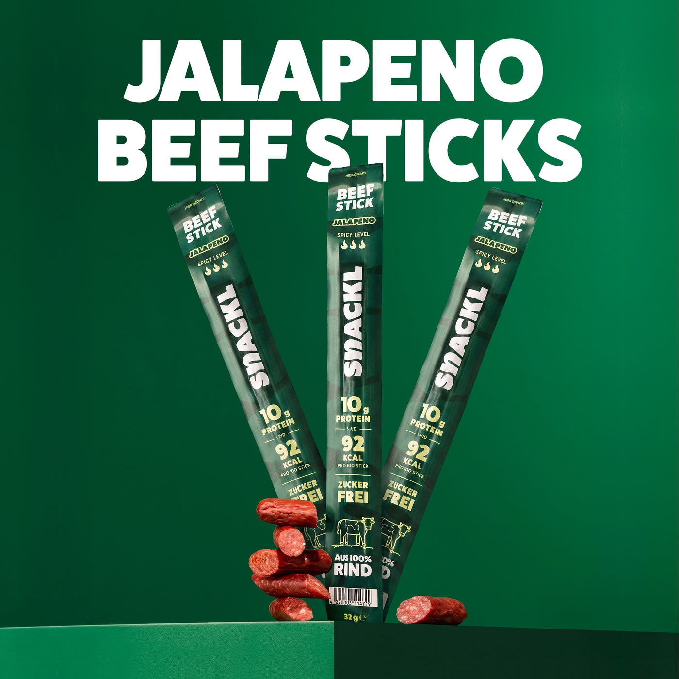 Jalapeño Beef Sticks