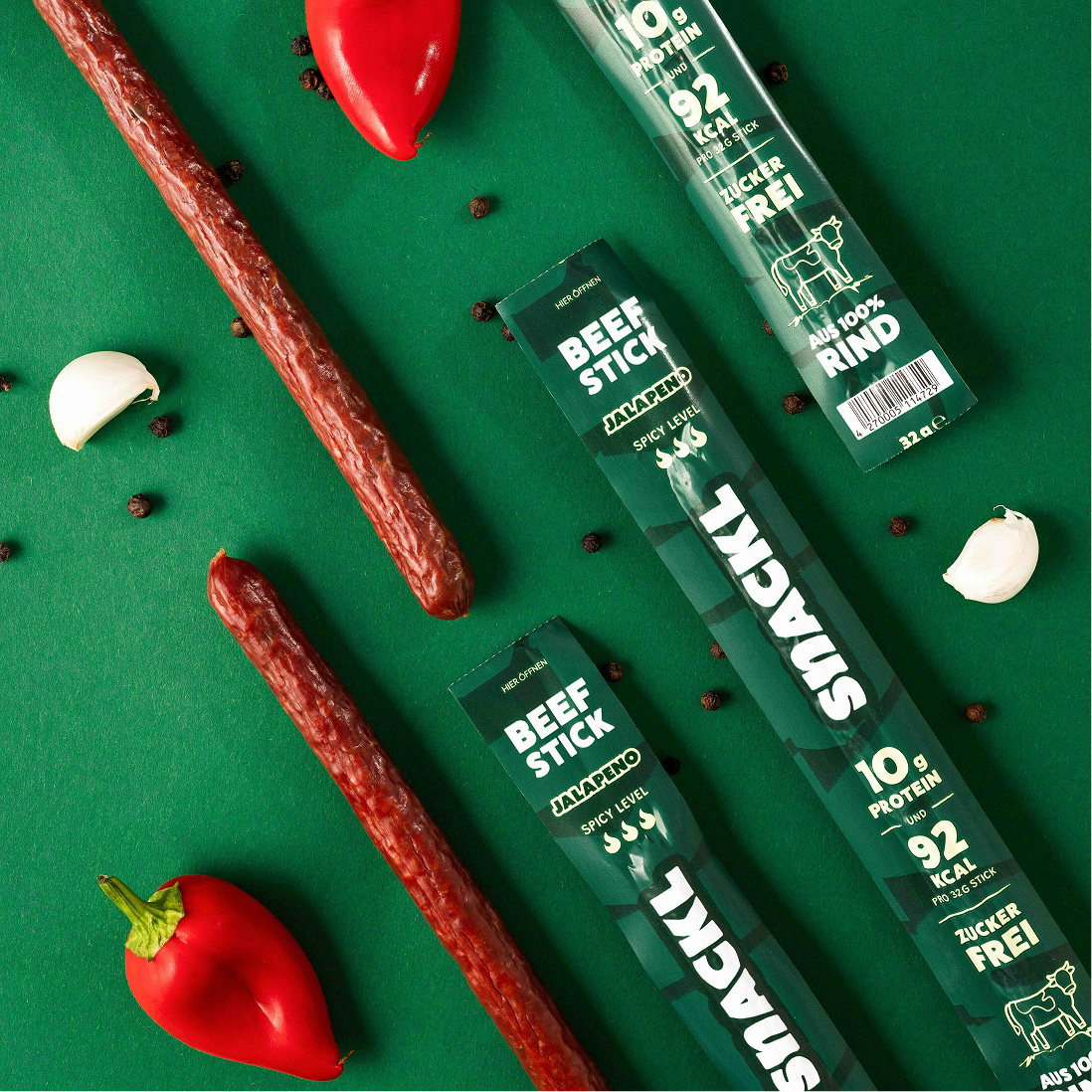 Jalapeño Beef Sticks